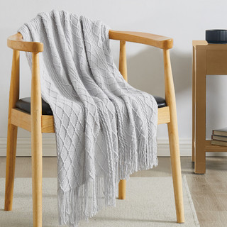 Thumbnail 2: Brooklyn Loom Brooklyn Loom Woven Texture Solid Throw 