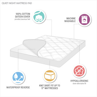 Thumbnail 26: Madison Park Madison Park Waterproof Down Alternative Mattress Pad 