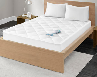 Thumbnail 2: Madison Park Madison Park Waterproof Down Alternative Mattress Pad 