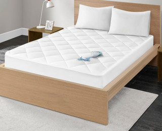 Thumbnail 3: Madison Park Madison Park Waterproof Down Alternative Mattress Pad 