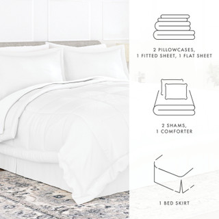 Thumbnail 32: Home Collections Home Collections Premium Bed In A Bag 