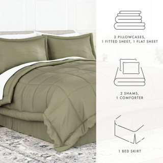 Thumbnail 32: Home Collections Home Collections Premium Bed In A Bag 
