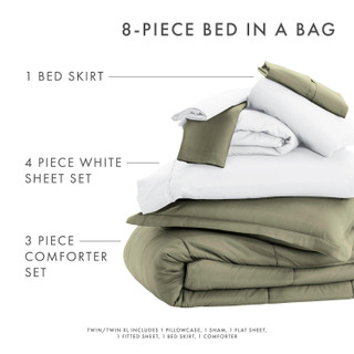 Thumbnail 40: Home Collections Home Collections Premium Bed In A Bag 
