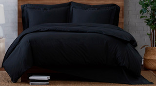 Thumbnail 3: Brooklyn Loom Brooklyn Loom Classic Cotton Duvet Cover Set 