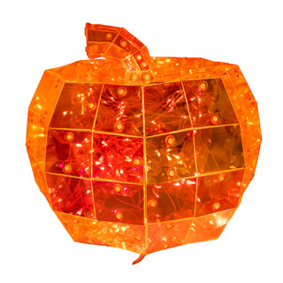 Thumbnail 3: Kurt Adler Kurt Adler 6.5 in. 100-Light LED Holographic Jack-O-Lantern 