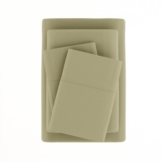 Thumbnail 19: Home Collections Home Collections Premium Chevron Embossed Sheet Set 