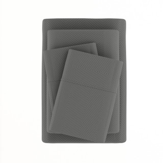 Thumbnail 16: Home Collections Home Collections Premium Chevron Embossed Sheet Set 