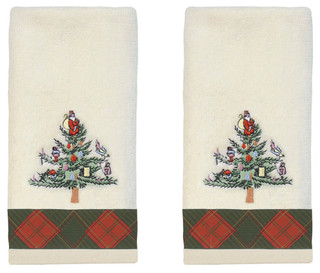 Thumbnail 4: Spode Spode Christmas Tree Tartan Towel Collection 