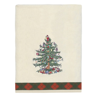 Thumbnail 3: Spode Spode Christmas Tree Tartan Towel Collection 