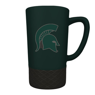 Thumbnail 1: MICHIGAN STATE SPARTANS NCAA Michigan State Spartans 15oz Jump Ceramic Mug & Emblem 