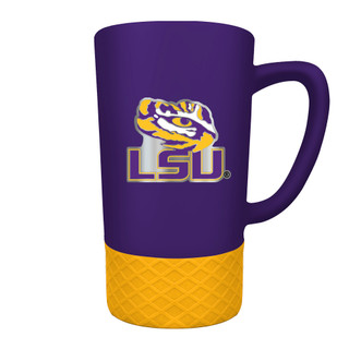Thumbnail 1: LSU Tigers NCAA LSU Tigers 15oz Jump Ceramic Mug & Metal Emblem 