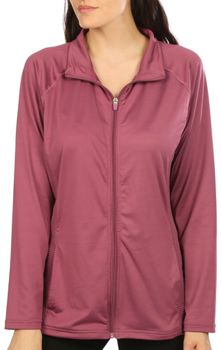 Thumbnail 1: Brisas Brisas Womens Long Sleeve Zip-Up Jacket 