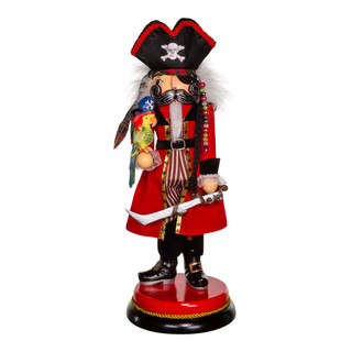 Thumbnail 2: HOLLYWOOD NUTCRACKERS Hollywood Nutcracker 15-Inch Hollywood Pirate Nutcracker 