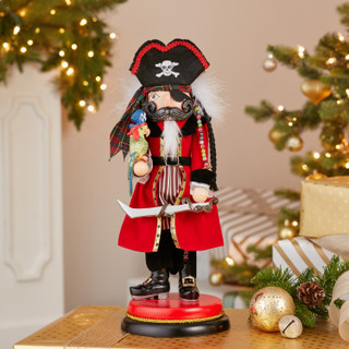 Thumbnail 1: HOLLYWOOD NUTCRACKERS Hollywood Nutcracker 15-Inch Hollywood Pirate Nutcracker 