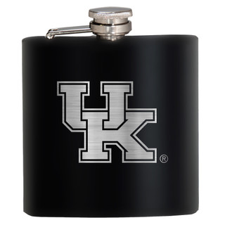 Thumbnail 1: KENTUCKY WILDCATS NCAA Kentucky Wildcats 6 Oz. Stealth Laser Etched Hip Flask 