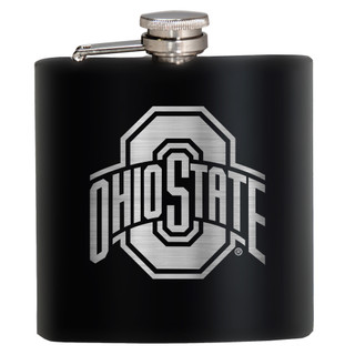 Thumbnail 1: Ohio State NCAA Ohio State Buckeyes 6 Oz. Laser Etched Hip Flask 