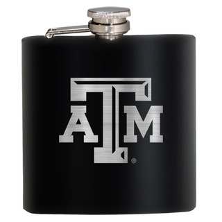 Thumbnail 1: TEXAS A&M NCAA  Texas A&M 6 Oz. Stealth  Laser Etched Hip Flask 