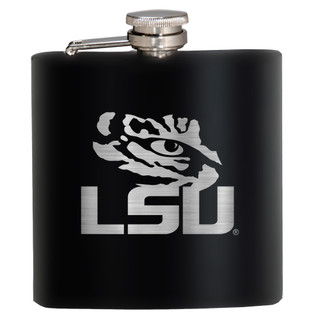 Thumbnail 1: LSU Tigers NCAA LSU Tigers 6 Oz. Stealth Laser Etched Hip Flask 