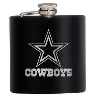 Thumbnail 1: Dallas Cowboys NFL Dallas Cowboys 6 Oz. Laser Etched Hip Flask 