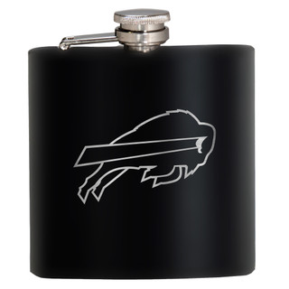Thumbnail 1: BUFFALO BILLS NFL Buffalo Bills 6 Oz. Stealth Laser Etched Hip Flask 
