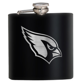 Thumbnail 1: ARIZONA CARDINALS NFL Arizona Cardinals 6 Oz. Stealth Laser Etched Hip Flask 