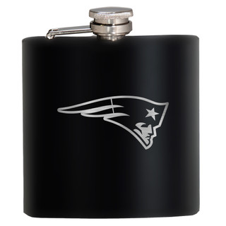 Thumbnail 1: New England Patriots NFL New England Patriots 6 Oz. Laser Etched Hip Flask 