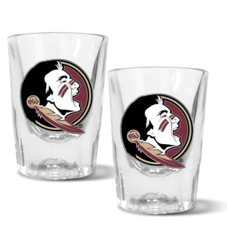 Thumbnail 1: Florida State NCAA Florida State Set of 2 2 Oz. Prism Shot Glasses 