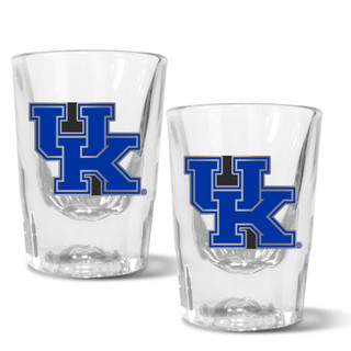 Thumbnail 1: KENTUCKY WILDCATS NCAA Kentucky Wildcats Set of 2 2 Oz. Prism Shot Glasses 