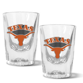 Thumbnail 1: TEXAS LONGHORNS NCAA Texas Longhorns Set of 2 2 Oz. Prism Shot Glasses 
