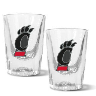 Thumbnail 1: CINCINNATI BEARCATS NCAA Cincinnati Bearcats Set of 2 2 Oz. Prism Shot Glasses 