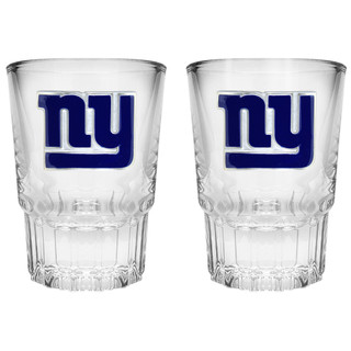 Thumbnail 1: New York Giants NFL New York Giants Set of 2 2 Oz. Prism Shot Glasses 