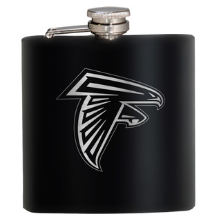 Thumbnail 1: ATLANTA FALCONS NFL Atlanta Falcons 6 Oz. Stealth Laser Etched Hip Flask 