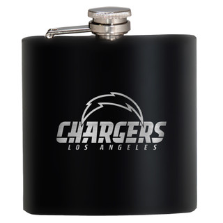 Thumbnail 1: LOS ANGELES CHARGERS NFL Los Angeles Chargers 6 Oz. Laser Etched Hip Flask 