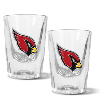Thumbnail 1: ARIZONA CARDINALS NFL Arizona Cardinals Set of 2 2 Oz. Prism Shot Glasses 