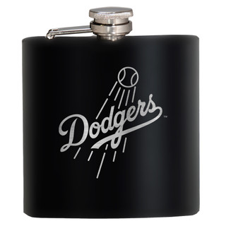 Thumbnail 1: LOS ANGELES DODGERS MLB Los Angeles Dodgers 6oz. Stealth Laser Etched Hip Flask 