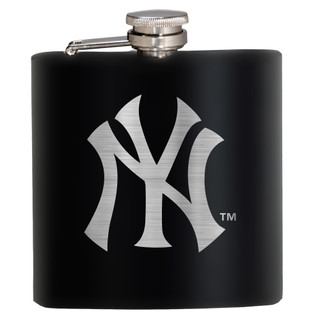 Thumbnail 1: New York Yankees MLB New York Yankees 6 Oz. Stealth Laser Etched Hip Flask 