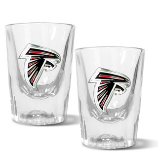 Thumbnail 1: ATLANTA FALCONS NFL Atlanta Falcons Set of 2 2 Oz. Prism Shot Glasses 