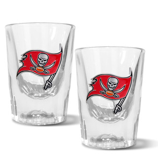 Thumbnail 1: Tampa Bay Buccaneers NFL Tampa Bay Buccaneers Set of 2 2 Oz. Prism Shot Glasses 