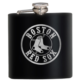 Thumbnail 1: Boston Red Sox MLB Boston Red Sox 6 Oz. Stealth Laser Etched Hip Flask 