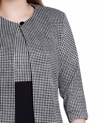 Thumbnail 7: NY COLLECTION NY Collection Petite Shift Dress with Cardigan 