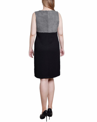 Thumbnail 6: NY COLLECTION NY Collection Petite Shift Dress with Cardigan 