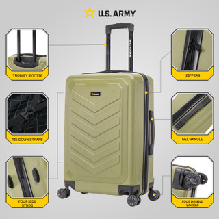 Thumbnail 16: US ARMY U.S. ARMY FOX 24 in. Hard Shell Check In Luggage 