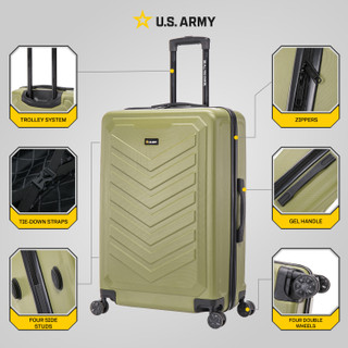 Thumbnail 16: US ARMY U.S. ARMY FOX 28 in. Hard Shell Check In Luggage 