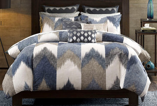 Thumbnail 3: Ink + Ivy Ink & Ivy Alpine Navy Duvet Mini Set 