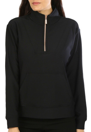 Thumbnail 3: Skechers Sketchers Womens Quarter Zip Long Sleeve Top 