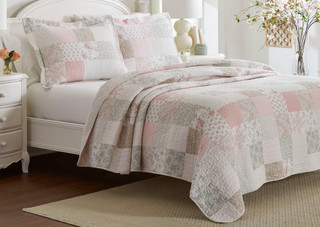 Thumbnail 7: Laura Ashley Laura Ashley Celina Patchwork Quilt Set 