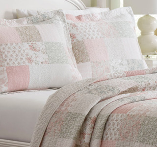 Thumbnail 11: Laura Ashley Laura Ashley Celina Patchwork Quilt Set 