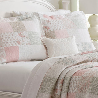Thumbnail 14: Laura Ashley Laura Ashley Celina Patchwork Quilt Set 