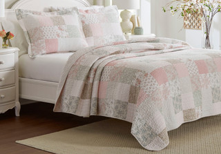 Thumbnail 9: Laura Ashley Laura Ashley Celina Patchwork Quilt Set 