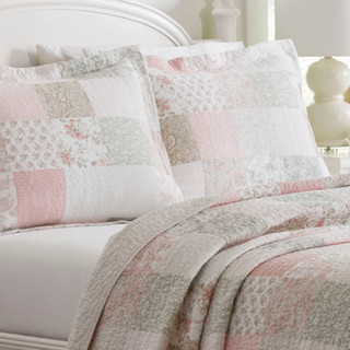 Thumbnail 12: Laura Ashley Laura Ashley Celina Patchwork Quilt Set 